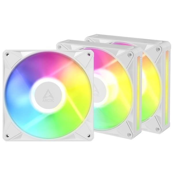 ARCTIC BioniX P14 A-RGB Datorväska Fan 14 cm Vit 3 styck
