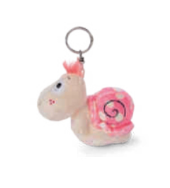 NICI Snail pink Nyckelring Rosa