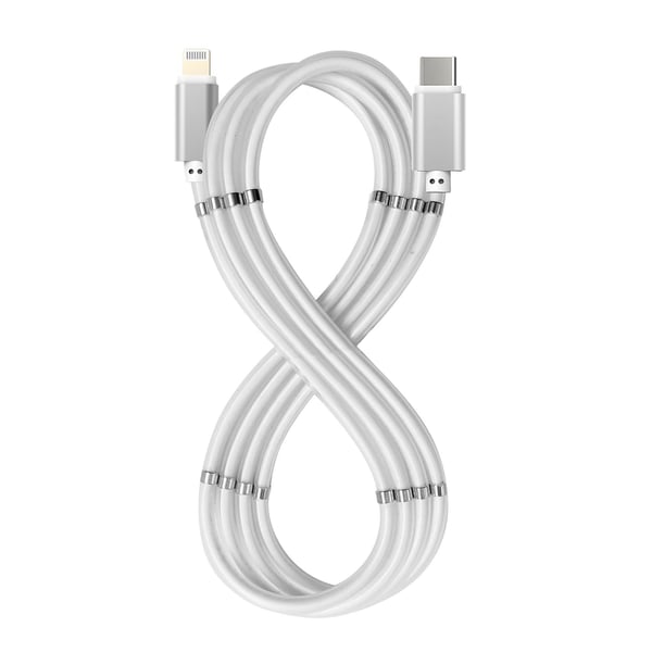 Celly USBCLIGHTMAGWH Lightning kabel 1 m Hvid