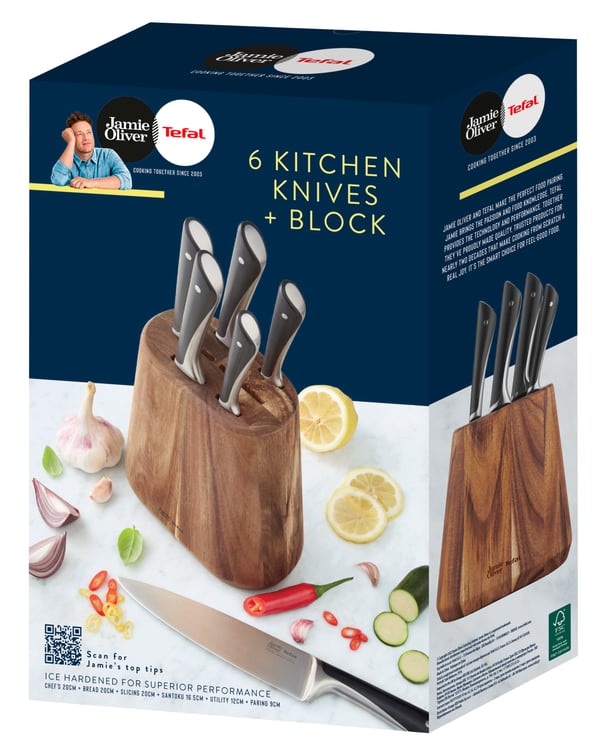 Tefal Jamie Oliver K267S6 Ruostumaton teräs 6 kpl