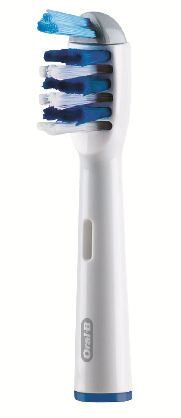 Oral-B EB30-4 4 styck Blå, Vit