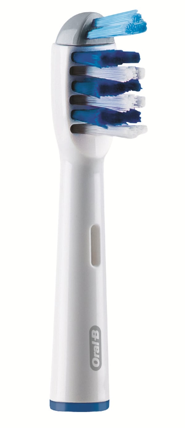 Oral-B EB30-4 4 styck Blå, Vit
