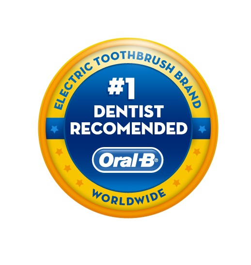 Oral-B EB30-4 4 styck Blå, Vit