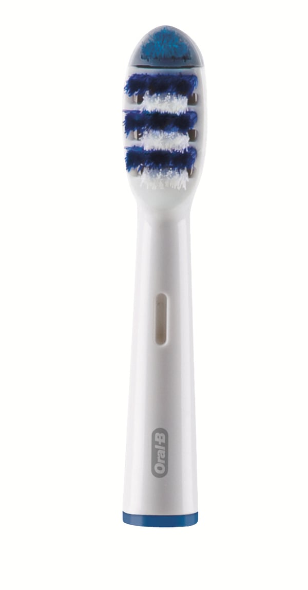 Oral-B EB30-4 4 styck Blå, Vit