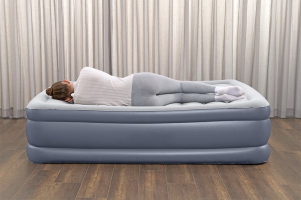 Bestway 6713I / 23 luftmadrass Dubbelmadrass Grå Unisex
