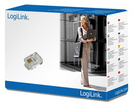 LogiLink RJ11 Läpinäkyvä