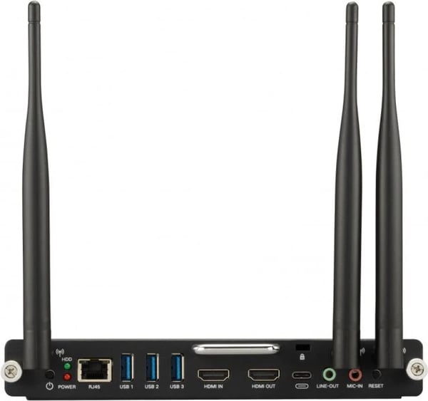 Viewsonic VPC-A31-O1 PC/arbejdsstation 8 GB DDR4-SDRAM 128 GB SSD Slot-in PC Mini PC Sort
