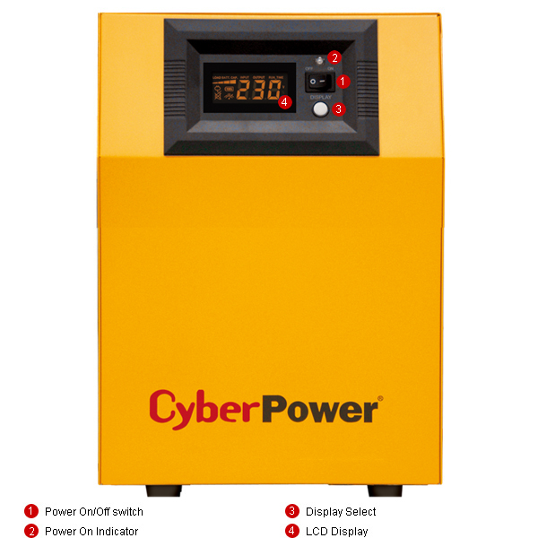 CyberPower CPS1500PIE UPS-virtalähde Taajuuden kaksoismuunnos (verkossa) 1,5 kVA 1050 W 3 AC-pistorasia(a)