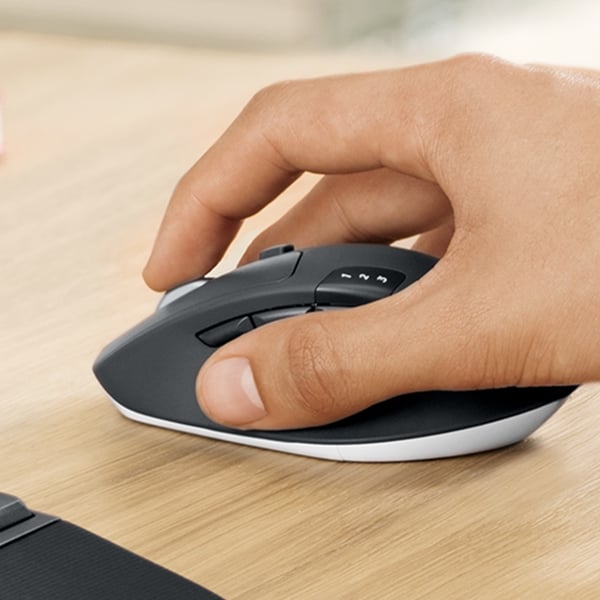 Logitech MK850 Performance tastatur Mus inkluderet Universel RF trådløs + Bluetooth AZERTY Belgisk Sort