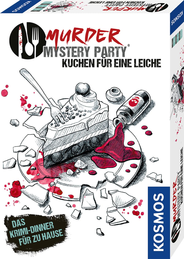 Kosmos Murder Mystery Party Kuchen für eine Leiche Brädspel
