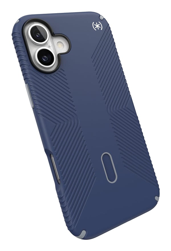 Speck Presidio2 Grip ClickLock & MagSafe til iPhone 16 Plus marineblå