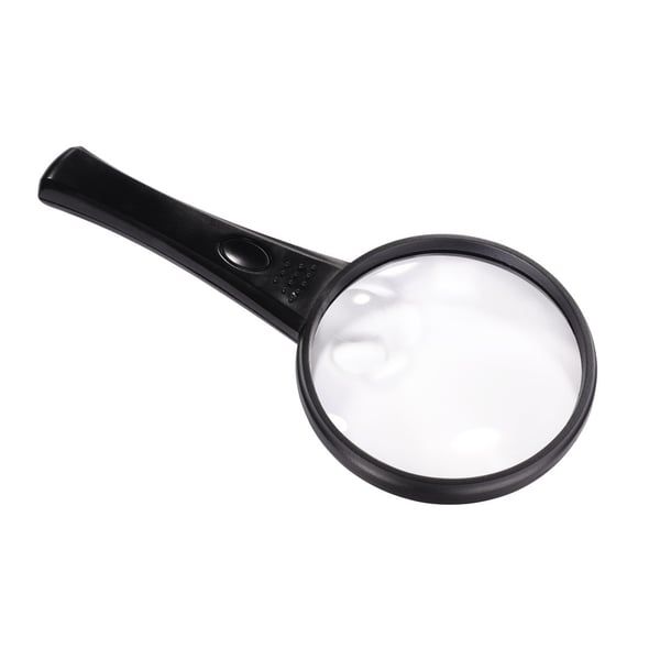 Hama Basic 90 LED forstørrelsesglas 4x Sort