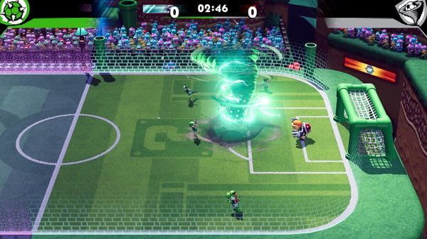 Nintendo Mario Strikers: Battle League Football Standard Hollandsk, Engelsk, Spansk, Fransk, Italiensk, Portugisisk, Russisk Nintendo Switch