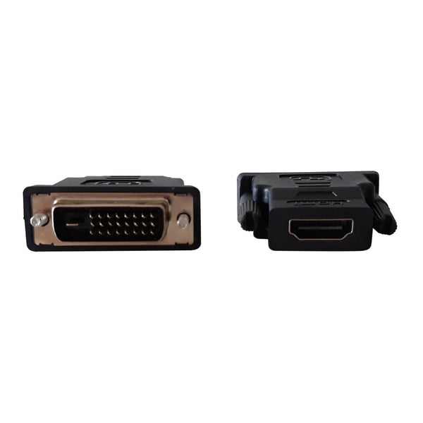 Techly DVI-D - HDMI M/F Sort