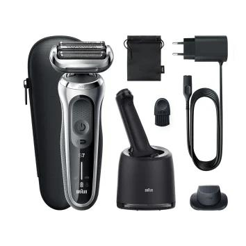 Braun Series 7 71-S7200cc Folierakapparat Trimmer Svart, Silver