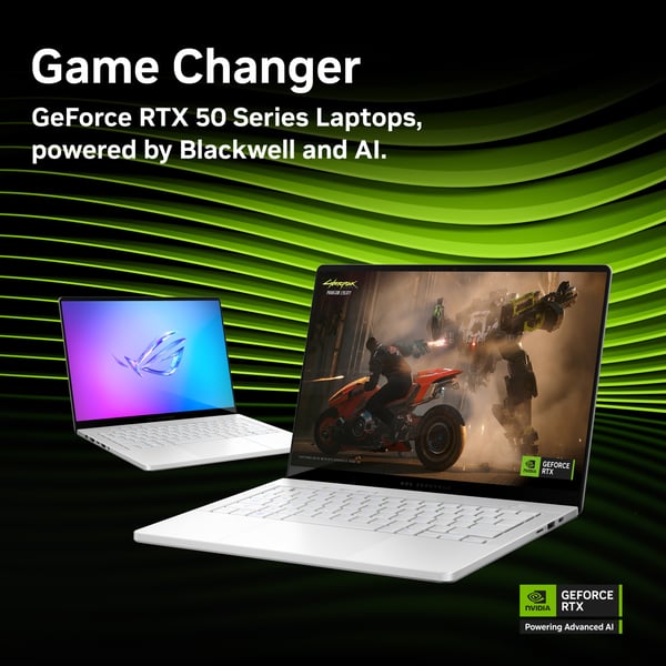 ASUS ROG Zephyrus G14 GA403UM-QS024W Copilot+ PC AMD Ryzen™ 9 270 Laptop 35,6 cm (14") 3K 16 GB LPDDR5x-SDRAM 1 TB SSD NVIDIA GeForce RTX 5060 Wi-Fi 7 (802.11be) Windows 11 Home Hvid QWERTY Hollandsk