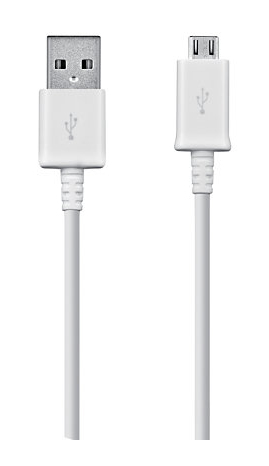 Samsung ECB-DU4AWE USB-kabel 1 m USB A Micro-USB B Hvid