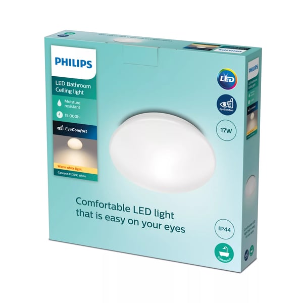 Philips Toiminnollinen Canopus kattovalaisin 17W