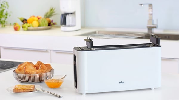 Braun HT 3110 White 7 1 skive(r) 1000 W Hvid
