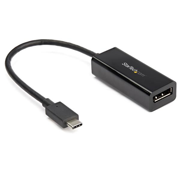 StarTech.com CDP2DP14B USB grafisk adapter 7680 x 4320 pixel Sort