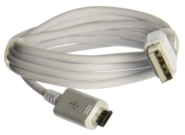 Samsung USB/microUSB USB-kabel USB 2.0 0,9 m Micro-USB A USB A Hvid