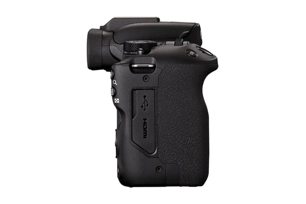 Canon EOS R50, Black + RF-S 18-45mm F4.5-6.3 IS STM Kit MILC 24,2 MP CMOS 6000 x 4000 pixel Sort