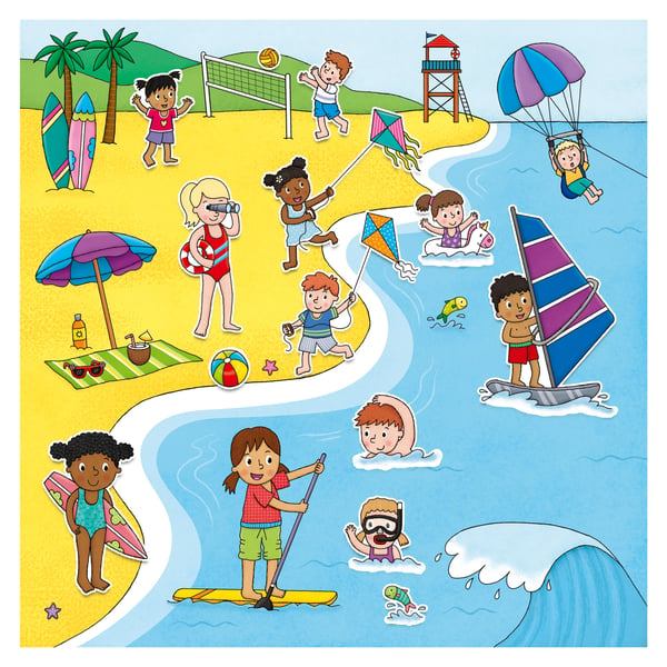 Galt Toys Reusable sticker book - Sports