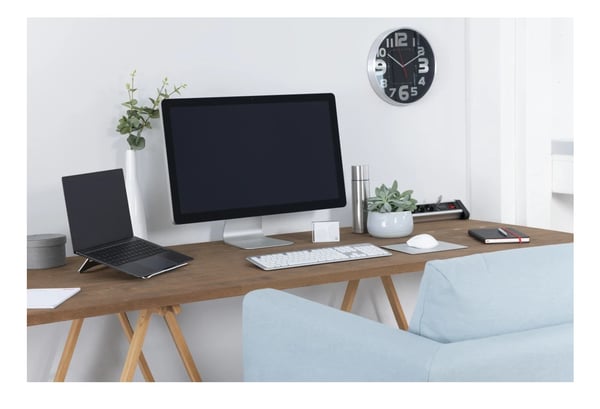 Hama Aluminium Kannettavan tietokoneen teline Hopea 39,6 cm (15.6")
