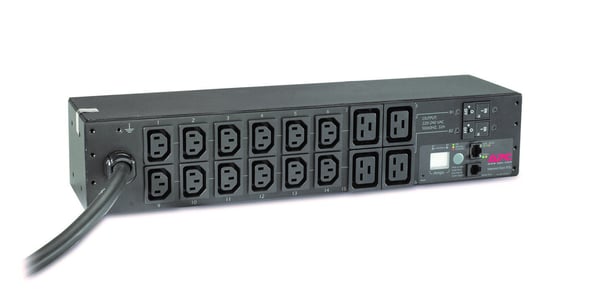 APC AP7822B strømforsyningsenhed (PDU) 16 AC stikkontakt(er) 2U Sort