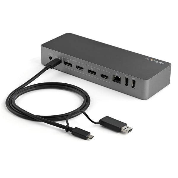 StarTech.com USBCCADP USB-kabel USB 3.2 Gen 2 (3.1 Gen 2) 1 m USB C 10 Gbit/sek. 100 W Sort