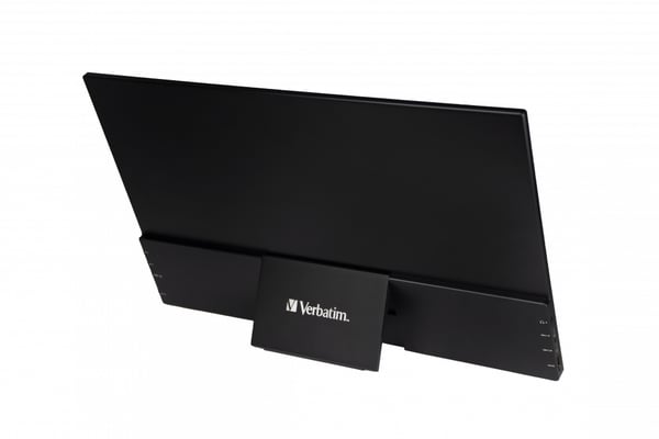 Verbatim 49592 computerskærm 39,6 cm (15.6") 1920 x 1080 pixel Fuld HD LCD Berøringsskærm Sort
