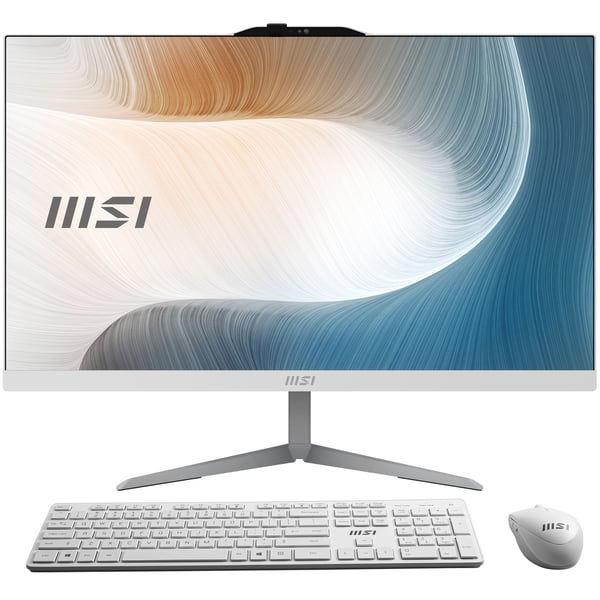 MSI Modern AM242 1M-2222EU Intel Core 3 100U 60,5 cm (23.8") 1920 x 1080 pixlar Allt-i-ett-dator 8 GB DDR5-SDRAM 512 GB SSD Windows 11 Pro Wi-Fi 6E (802.11ax) Svart