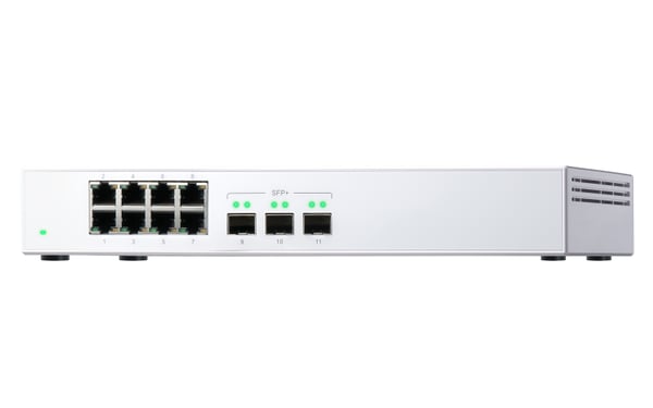 QNAP QSW-308S verkkokytkin Hallitsematon Gigabit Ethernet (10/100/1000) Valkoinen