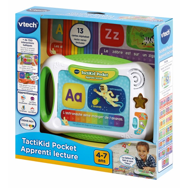 VTech Jouets Electroniques Educatifs TACTIKID POCKET APPRENTI'LECTURE