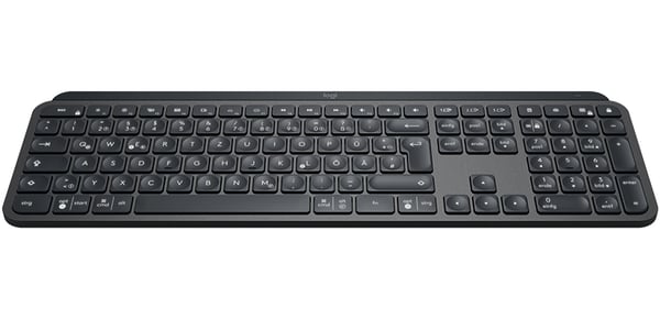 Logitech MX Keys tangentbord Universal Trådlös RF + Bluetooth QWERTZ tyska grafit