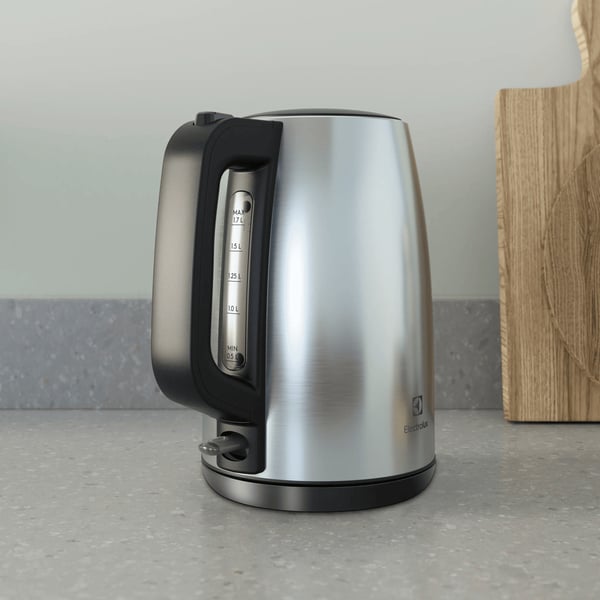 Electrolux E3K1-3ST vattenkokare 1,7 l 2200 W Rostfritt stål