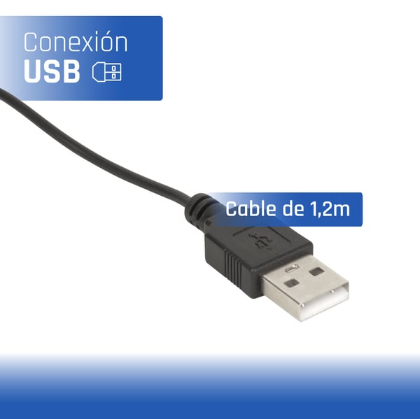 iggual COM-BUSINESS2-2400DPI mus Hjem Ambidextrous USB Type-A Optisk
