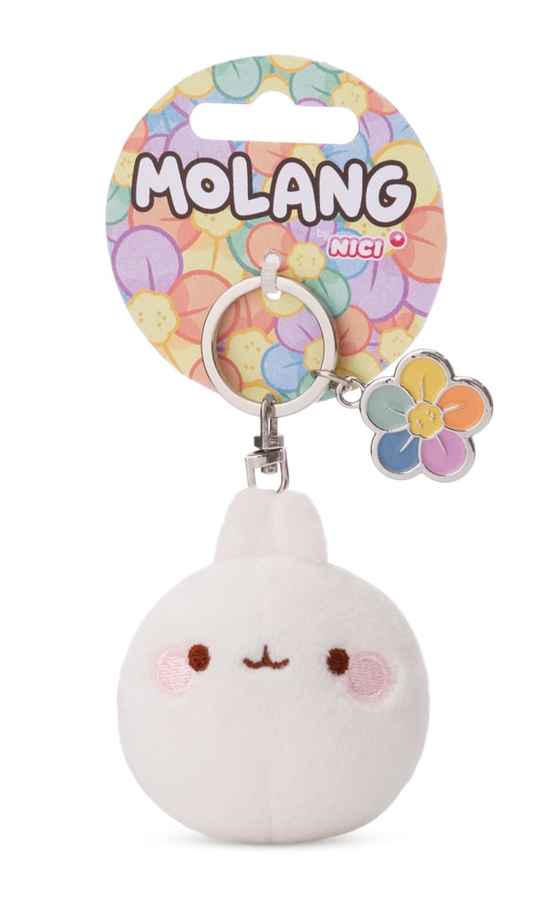 NICI MOLANG Nøglering Flerfarvet, Hvid