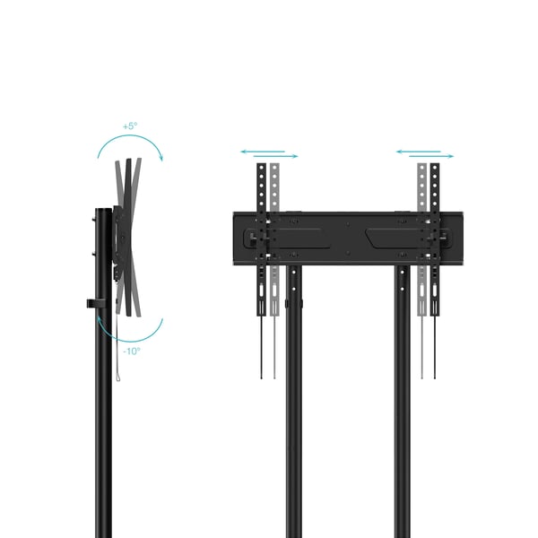 TooQ FS1150M-B tv-beslag 177,8 cm (70") Sort