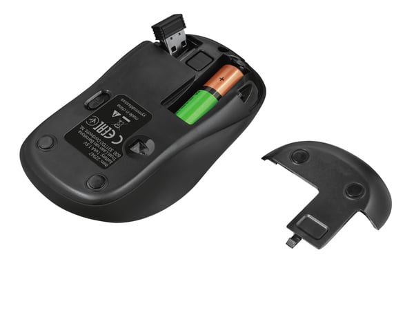 Trust Yvi Plus mus Kontor Ambidextrous RF trådløst Optisk 1600 dpi