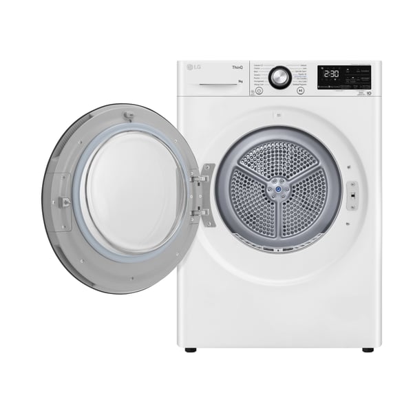 LG RH90V9AVBN tørretumbler Fritstående Front-læsning 9 kg Hvid