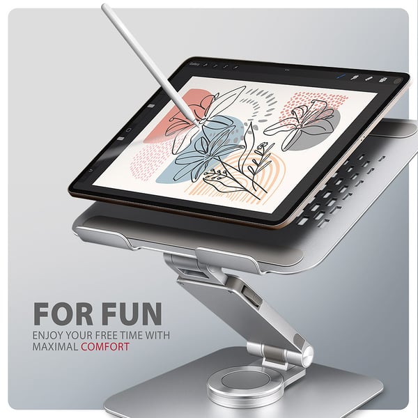 Axagon STND-LR laptop stativ Stander til laptop og tablet Sølv 43,9 cm (17.3")
