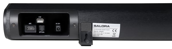 Salora SBO680 soundbar-högtalare Svart 2.1 kanaler 60 W