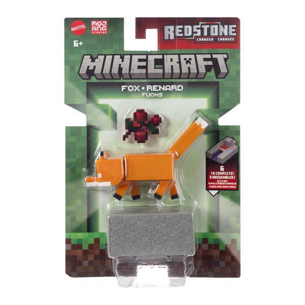 Minecraft Redstone Charged Fox Figure