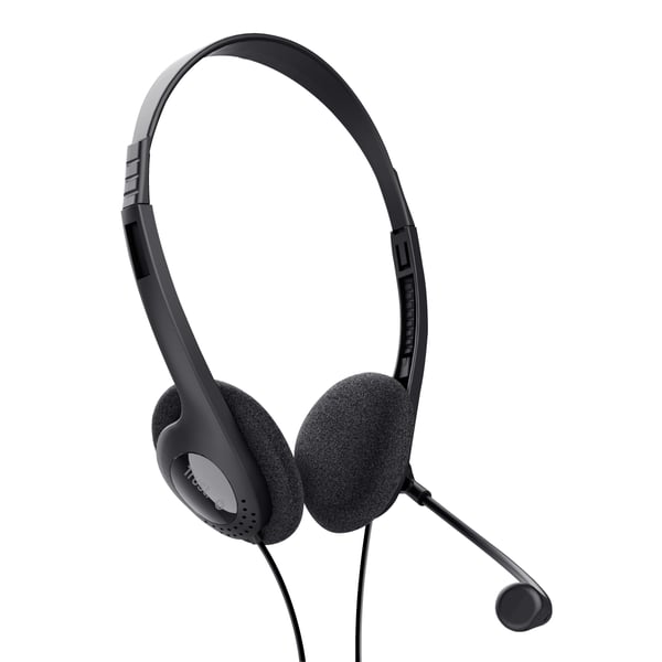 Trust 24659 hovedtelefoner/headset Ledningsført Opkald/musik Sort