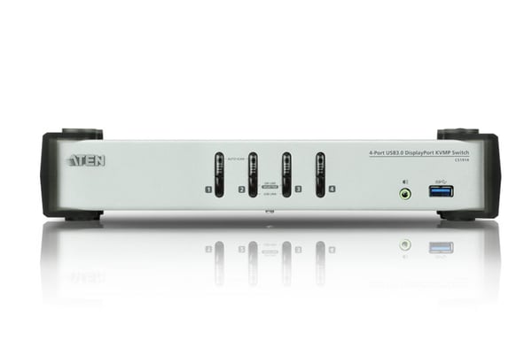 ATEN USB 3.0 DisplayPort KVMP™-switch med 4 portar (kablar medföljer)