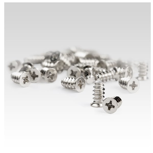 StarTech.com 50-pack M5-skruvar, 10 mm långa dator-/PC-fläktskruvar, självgängande dat