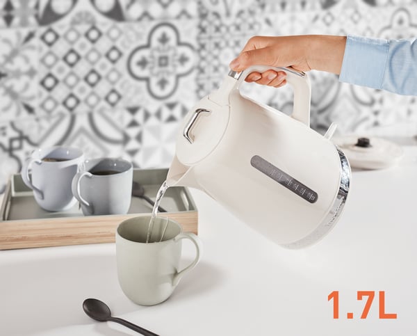 Moulinex BY320A vattenkokare 1,7 l 2400 W Elfenben