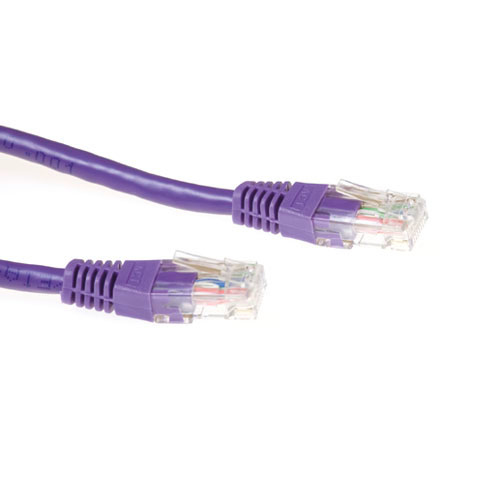 ACT CAT6A UTP 1.5m netværkskabel Lilla 1,5 m U/UTP (UTP)