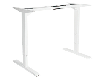 Equip 650804 stativ till ståskrivbord Elektrisk 2 ben Vit